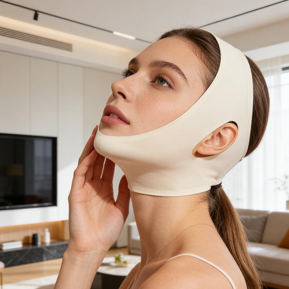 قناع تنحيف الوجه، حزام رفع الو - مراجعة Skincare Viral Tiktok وسعره