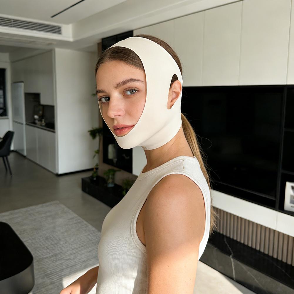 قناع تنحيف الوجه، حزام رفع الو - مراجعة Skincare Viral Tiktok وسعره